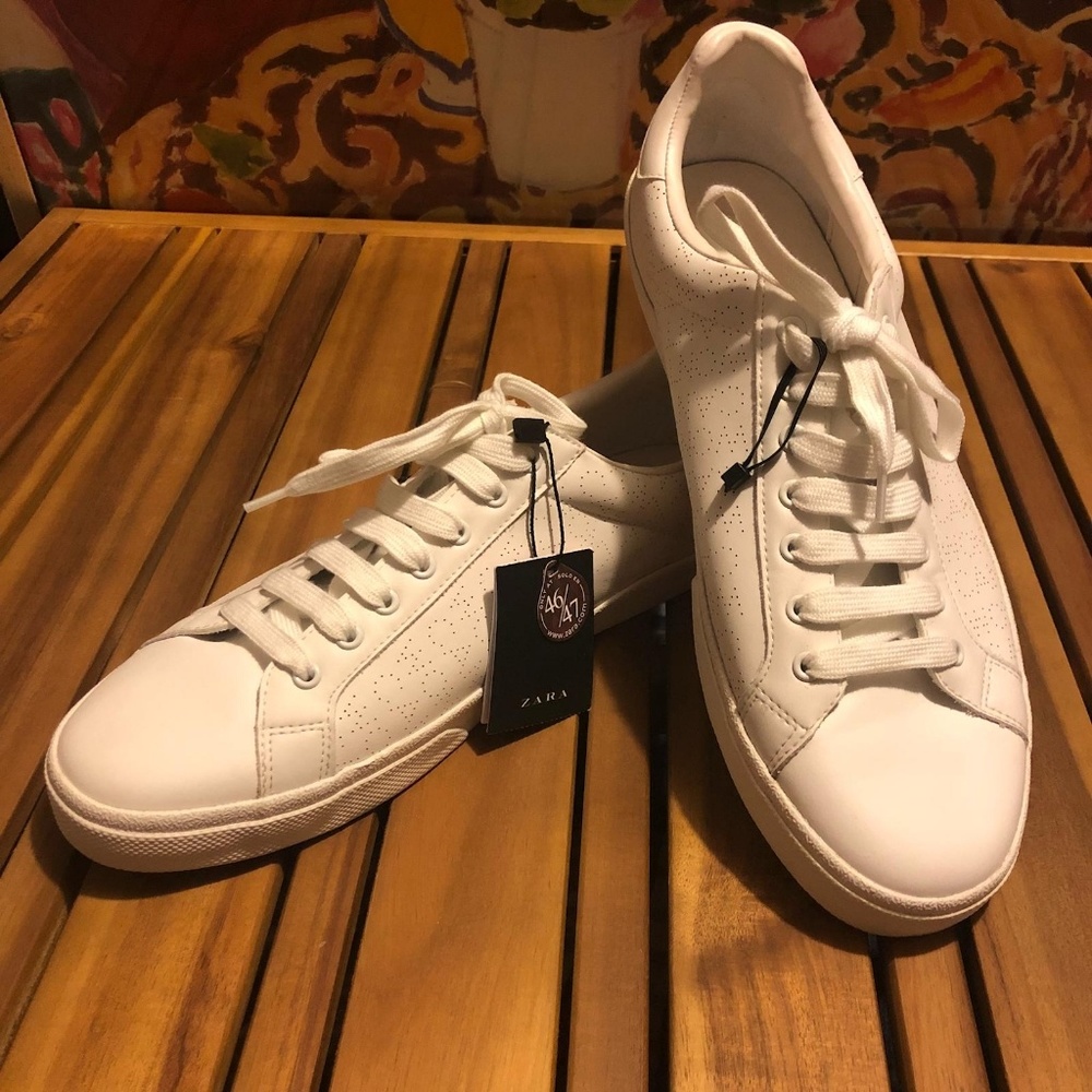 Nwt zara man white sneakers
